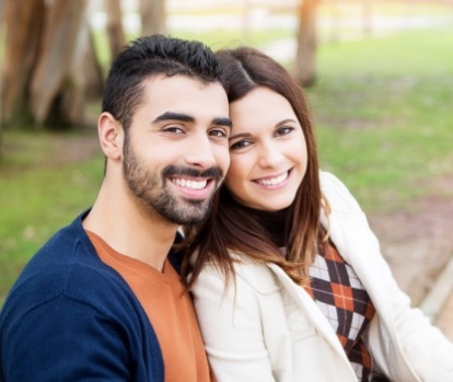 Smiling couple