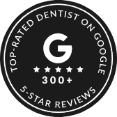 Top rated dentist on Google logo